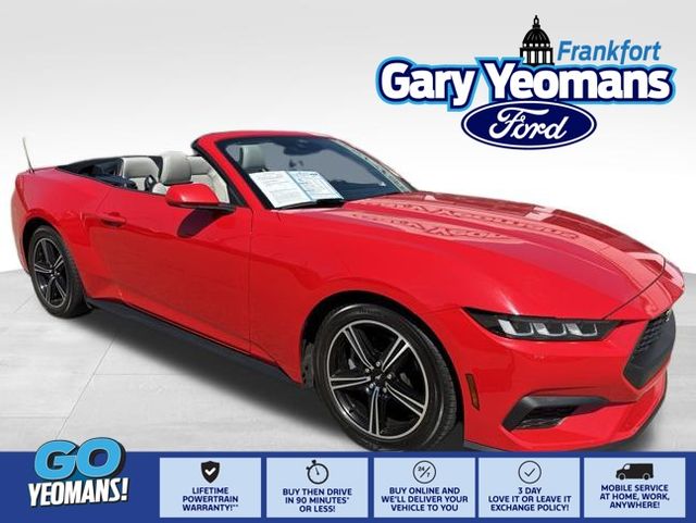 Race Red 2024 Ford Mustang EcoBoost Premium Convertible RWD Convertible Rear-Wheel Drive Automatic