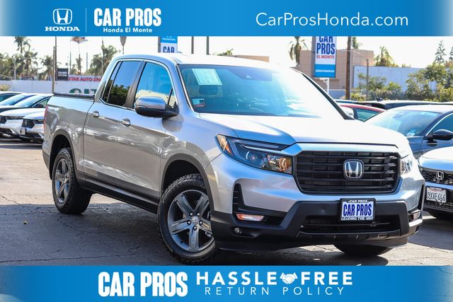 Lunar Silver Metallic 2023 Honda Ridgeline Pickup Truck All-Wheel Drive 9-Speed Automatic