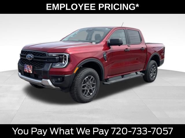 Ruby Red Metallic Tinted Clearcoat 2026 Ford Ranger Pickup Truck Four-Wheel Drive Automatic