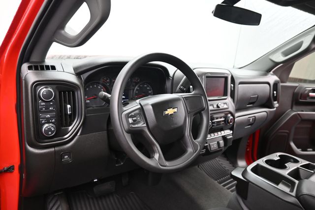 2021 Red Hot Chevrolet Silverado 1500 Custom 4X4 Truck