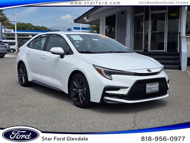 Ice Cap 2023 Toyota Corolla SE FWD Sedan Front-Wheel Drive Continuously Variable Transmission