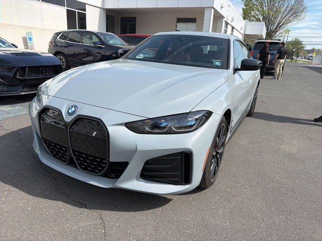 Brooklyn Gray Metallic 2024 BMW i4 Sedan All-Wheel Drive Automatic