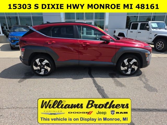 2024 Hyundai Kona Limited - Red Metallic exterior view 4