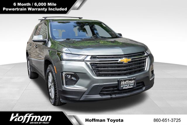 Silver Sage Metallic 2022 Chevrolet Traverse SUV / Crossover Four-Wheel Drive 9-Speed Automatic