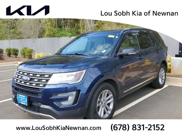 Blue 2017 Ford Explorer XLT SUV / Crossover Front-Wheel Drive 6-Speed Automatic