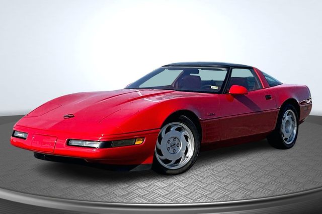 Red 1991 Chevrolet Corvette Coupe Rear-Wheel Drive 6-Speed Manual