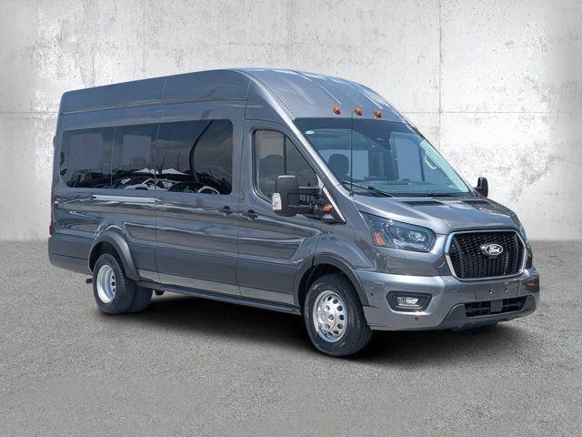 Carbonized Gray Metallic 2026 Ford Transit Passenger Van All-Wheel Drive 