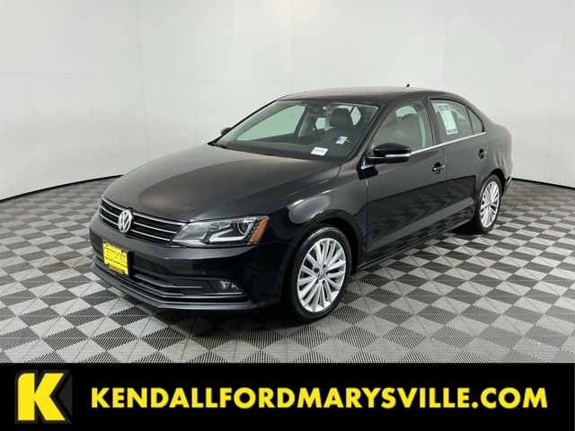 Black Uni 2016 Volkswagen Jetta Sedan Front-Wheel Drive 6-Speed Automatic