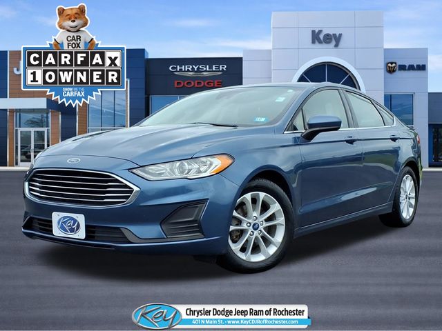 Blue Metallic 2019 Ford Fusion Sedan Front-Wheel Drive 6-Speed Automatic