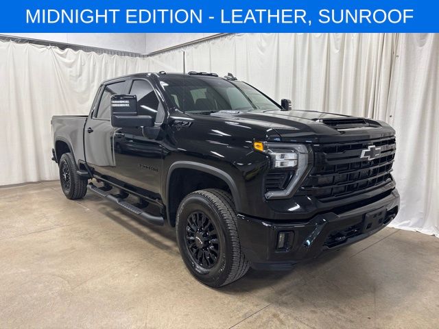 Black 2024 Chevrolet Silverado 3500HD Pickup Truck Four-Wheel Drive Automatic
