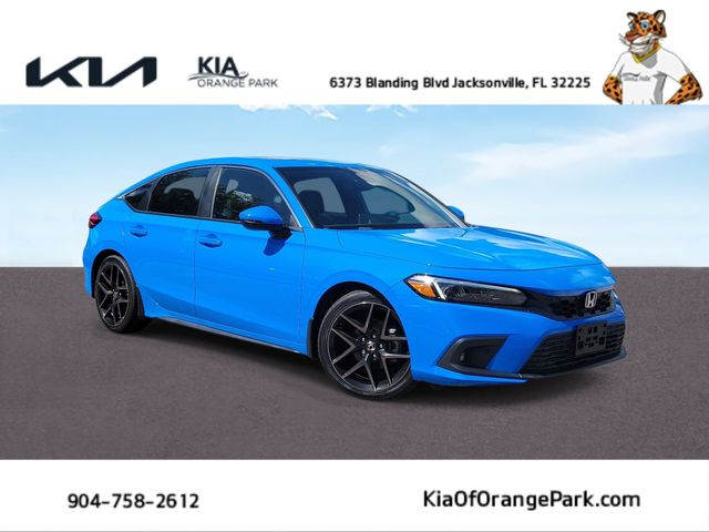 Blue Pearl 2024 Honda Civic Hatchback Hatchback Front-Wheel Drive Continuously Variable Transmission