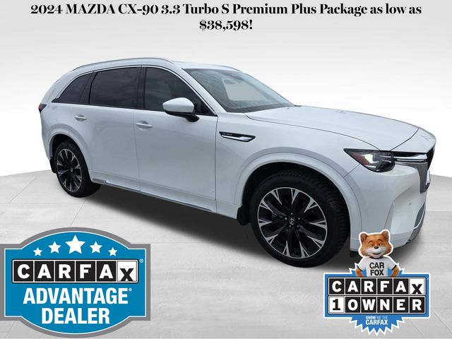White 2024 Mazda CX-90 3.3 Turbo S Premium Plus AWD SUV / Crossover All-Wheel Drive 8-Speed Automatic