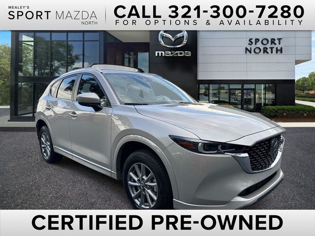 Gray (Platinum Quartz Metallic) 2025 Mazda CX-5 2.5 S Select AWD SUV / Crossover All-Wheel Drive 6-Speed Automatic