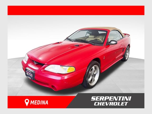 Red 1997 Ford Mustang SVT Cobra Convertible Rear-Wheel Drive 5-Speed Manual