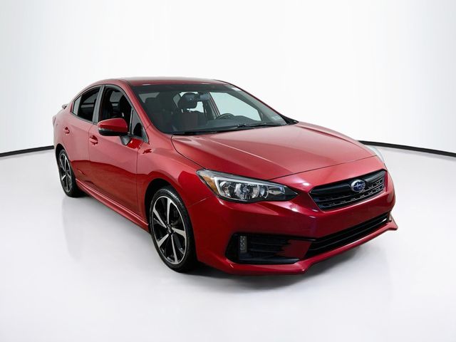 Lithium Red Pearl 2020 Subaru Impreza Sedan All-Wheel Drive Continuously Variable Transmission