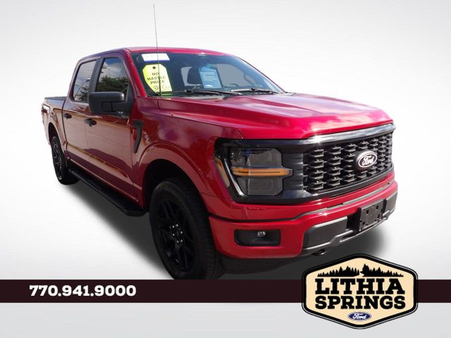 Rapid Red Metallic Tinted Clearcoat 2024 Ford F-150 STX 4dr SuperCrew 4WD Pickup Truck Four-Wheel Drive Automatic