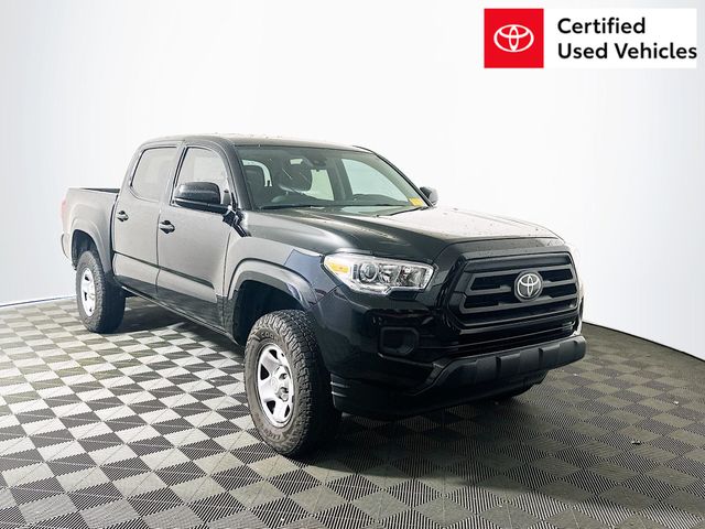 Black 2023 Toyota Tacoma SR V6 Double Cab 4WD Pickup Truck Four-Wheel Drive 6-Speed Automatic