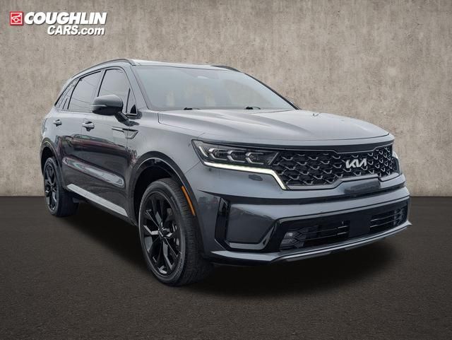 Gravity Gray 2023 Kia Sorento SX AWD SUV / Crossover All-Wheel Drive 8-Speed Dual Clutch