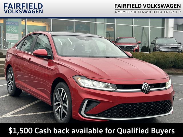 Red 2026 Volkswagen Jetta Sedan Front-Wheel Drive 8-Speed Automatic