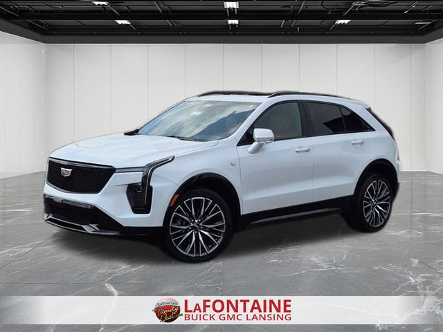 Crystal White 2024 Cadillac XT4 SUV / Crossover Four-Wheel Drive 9-Speed Automatic