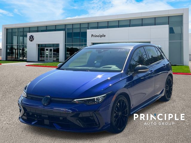 Blue 2025 Volkswagen Golf R Hatchback All-Wheel Drive 7-Speed Dual Clutch