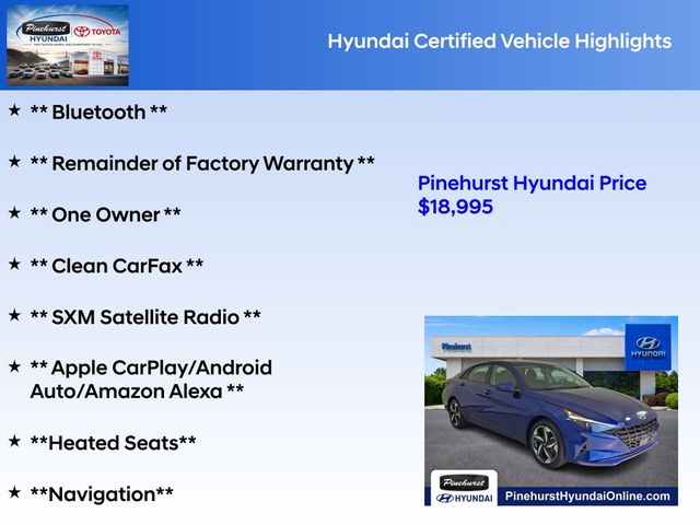 Used 2023 Hyundai Elantra Sedan