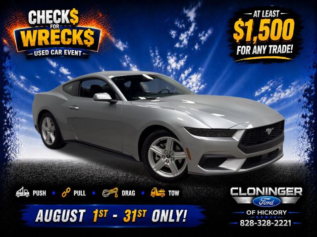 Iconic Silver Metallic 2026 Ford Mustang Coupe Rear-Wheel Drive Automatic
