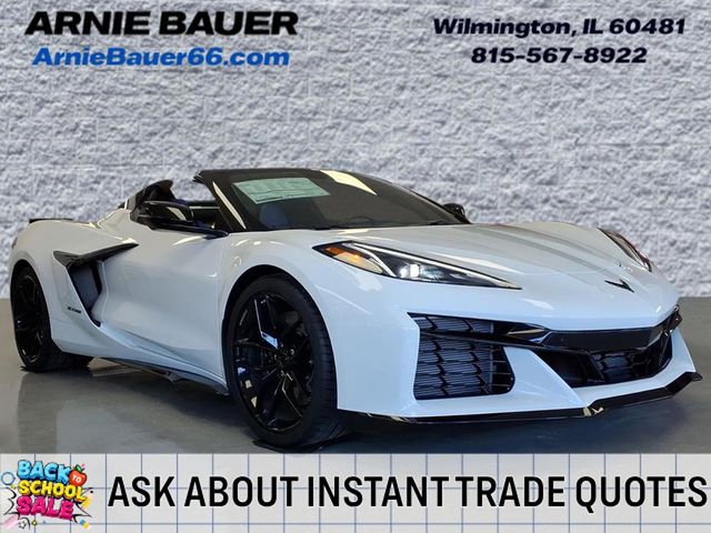 Arctic White 2026 Chevrolet Corvette Convertible Rear-Wheel Drive 8-Speed Dual Clutch