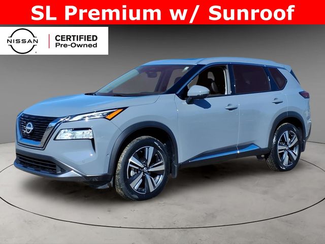 Boulder Gray Pearl 2023 Nissan Rogue SL AWD SUV / Crossover All-Wheel Drive Continuously Variable Transmission