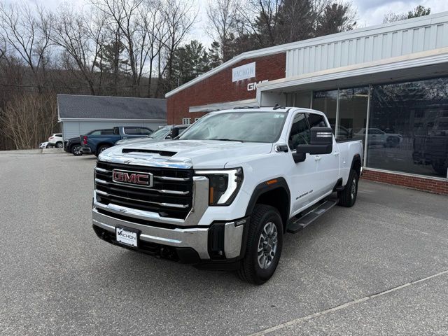 Summit White 2024 GMC Sierra 2500HD SLE Crew Cab 4WD Pickup Truck Four-Wheel Drive Automatic