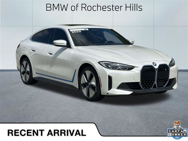 Mineral White Metallic 2023 BMW i4 eDrive35 Gran Coupe RWD Sedan Rear-Wheel Drive Automatic