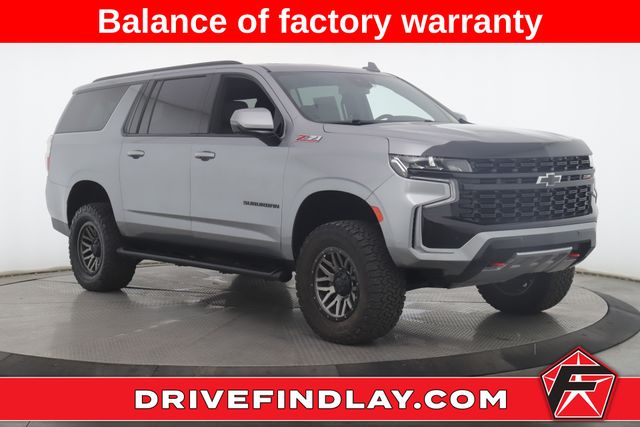 Silver 2024 Chevrolet Suburban SUV / Crossover Four-Wheel Drive 