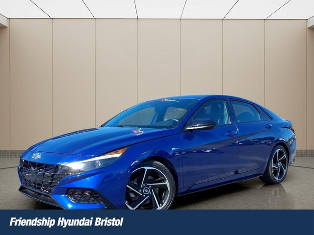 Intense Blue 2023 Hyundai Elantra N Line FWD Sedan Front-Wheel Drive 7-Speed Dual Clutch
