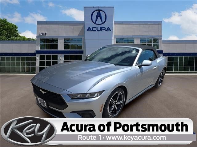 Silver Metallic 2024 Ford Mustang Convertible Rear-Wheel Drive Automatic