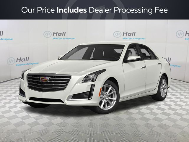 Crystal White Tricoat 2019 Cadillac CTS Sedan Rear-Wheel Drive 8-Speed Automatic