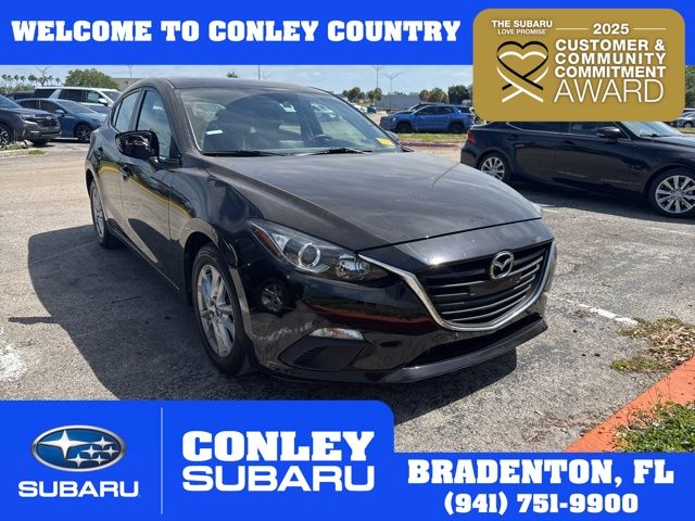 Jet Black 2014 Mazda MAZDA3 i Touring Hatchback Hatchback Front-Wheel Drive 6-Speed Automatic