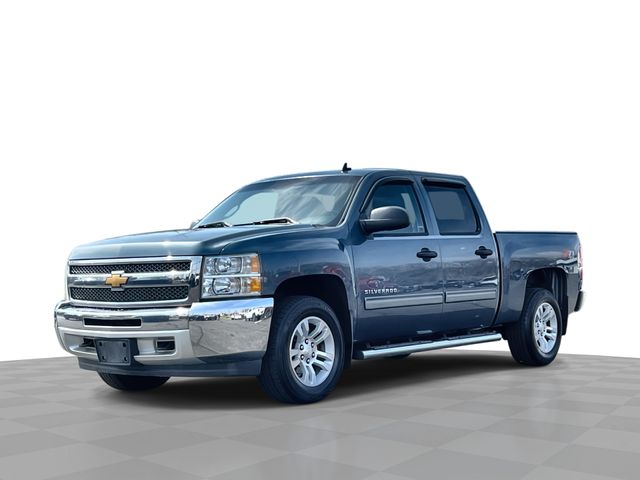 Blue Granite Metallic 2013 Chevrolet Silverado 1500 LT Crew Cab 4WD Pickup Truck Four-Wheel Drive 6-Speed Automatic Overdrive