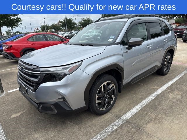 Ice Silver Metallic 2025 Subaru Forester Hybrid Limited AWD SUV / Crossover All-Wheel Drive Continuously Variable Transmission