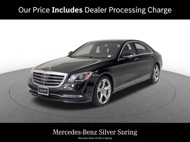 Black 2020 Mercedes-Benz S-Class Sedan All-Wheel Drive 9-Speed Automatic