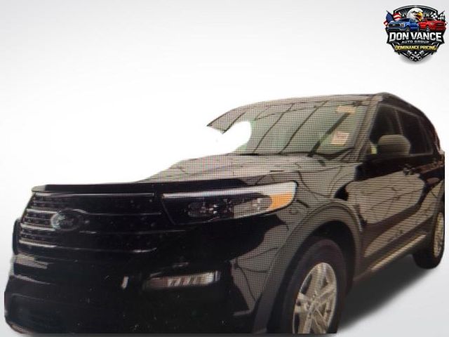 Black Metallic 2023 Ford Explorer XLT AWD SUV / Crossover All-Wheel Drive Automatic