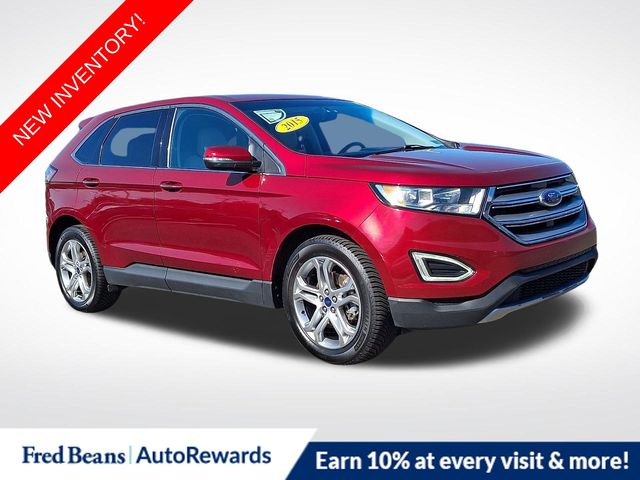 Ruby Red Metallic 2015 Ford Edge SUV / Crossover Front-Wheel Drive 6-Speed Automatic