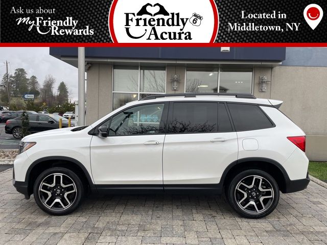 Platinum White Pearl 2023 Honda Passport Elite AWD SUV / Crossover All-Wheel Drive 9-Speed Automatic