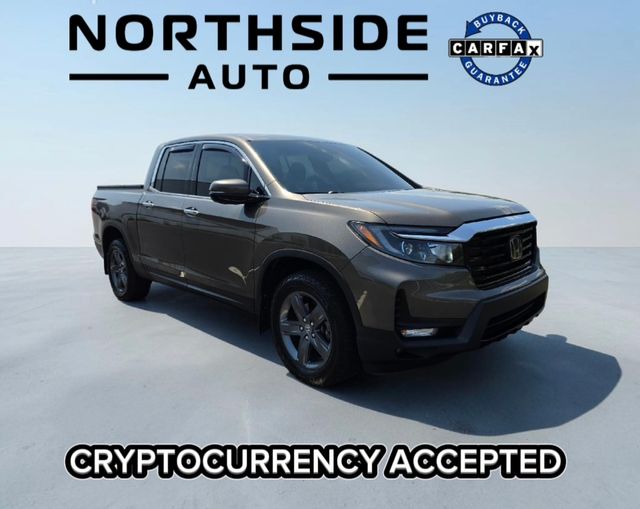 Pacific Pewter Metallic 2023 Honda Ridgeline Pickup Truck All-Wheel Drive 9-Speed Automatic