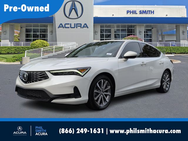 Platinum White Pearl 2025 Acura Integra FWD Sedan Front-Wheel Drive Continuously Variable Transmission