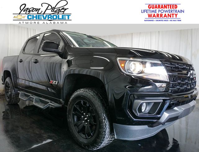 Black 2021 Chevrolet Colorado Pickup Truck Four-Wheel Drive 8-Speed Automatic