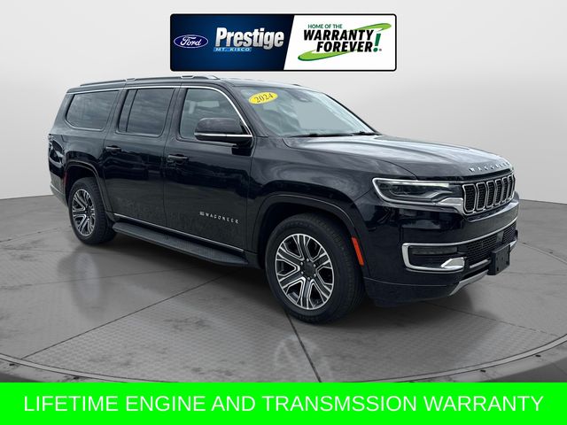 Diamond Black Crystal Pearlcoat 2024 Jeep Wagoneer L SUV / Crossover 4X2 8-Speed Automatic