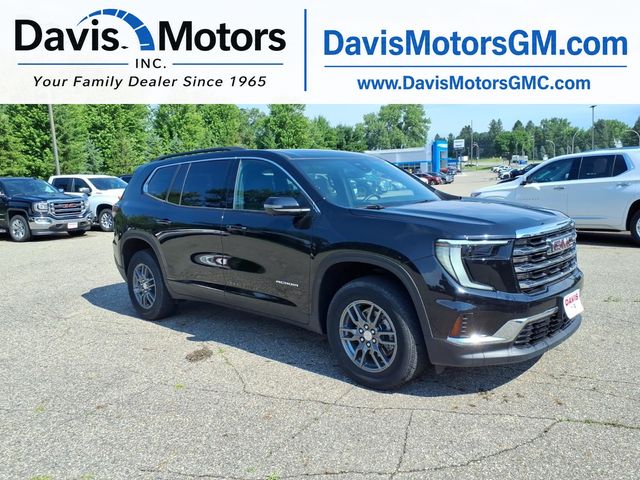 Black (Ebony Twilight Metallic) 2025 GMC Acadia SUV / Crossover Four-Wheel Drive 8-Speed Automatic