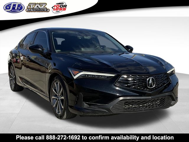 Black 2023 Acura Integra FWD Sedan Front-Wheel Drive Continuously Variable Transmission