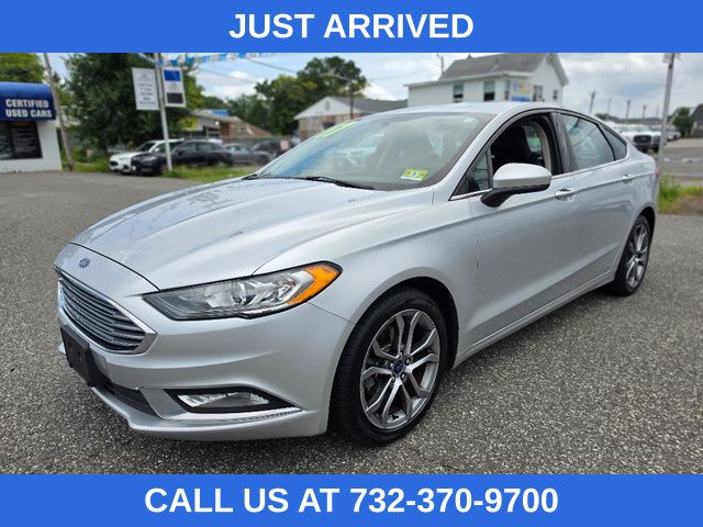 Ingot Silver 2017 Ford Fusion Sedan Front-Wheel Drive 6-Speed Automatic