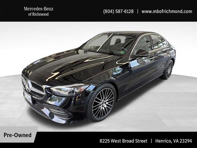Black 2023 Mercedes-Benz C-Class C 300 4MATIC Sedan All-Wheel Drive 9-Speed Automatic
